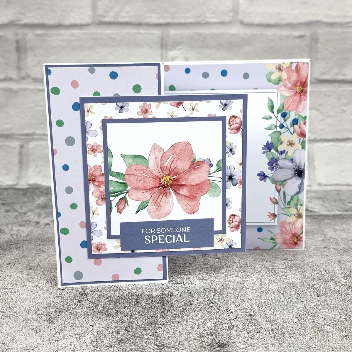 The Paper Boutique Sunny Gardens Bloc de Cartes Couleur 20,3 cm x 20,3 cm