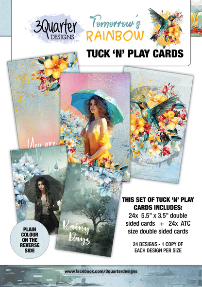 3Quarter Designs Tomorrow's Rainbow - Cartes Tuck N Play