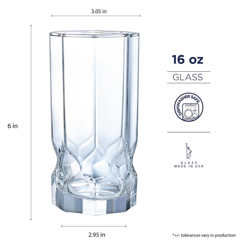 Service de 16 verres Topaz Luminarc
