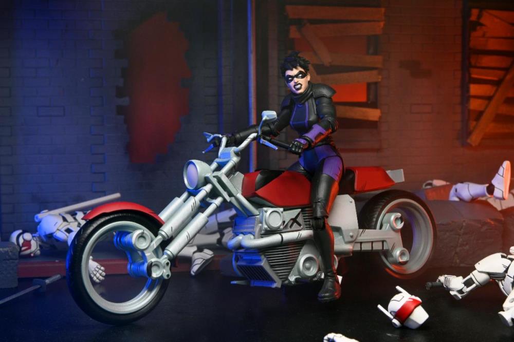 Teenage Mutant Ninja Turtles: The Last Ronin Casey Marie Action Figure with Motorcycle