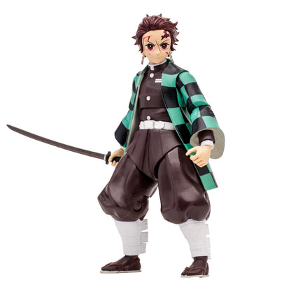 Tanjiro Kamado dans la bataille contre Rui (Demon Slayer)