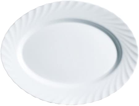 Plat de service ovale Luminarc 35cm-Trianon
