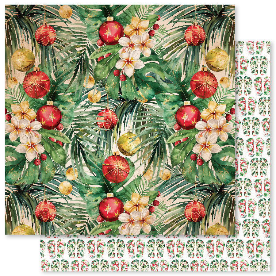 Collection de papiers Noël Tropical 6x6 33135