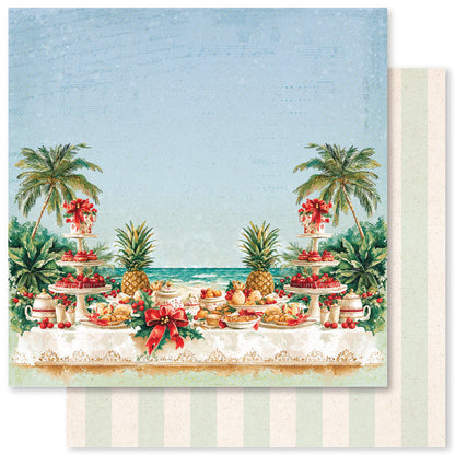 Collection de papiers Noël Tropical 6x6 33135