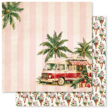 Collection de papiers Noël Tropical 6x6 33135