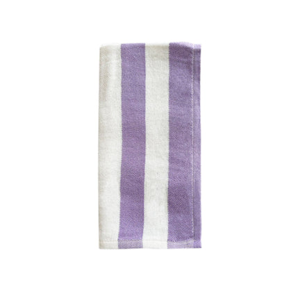 Custom Napkin, Striped Lilac