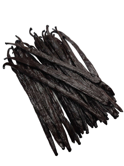 Gousses de vanille de l'Ouganda, Grade A, Gourmet <br>Pour extraits et pâtisseries<BR>À l'once