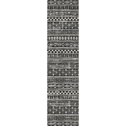 Nadine Black & White Rug