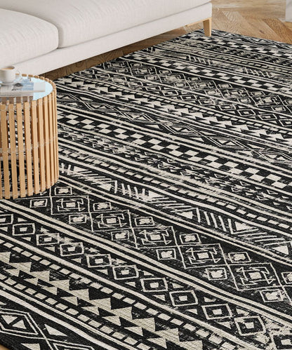 Nadine Black & White Rug