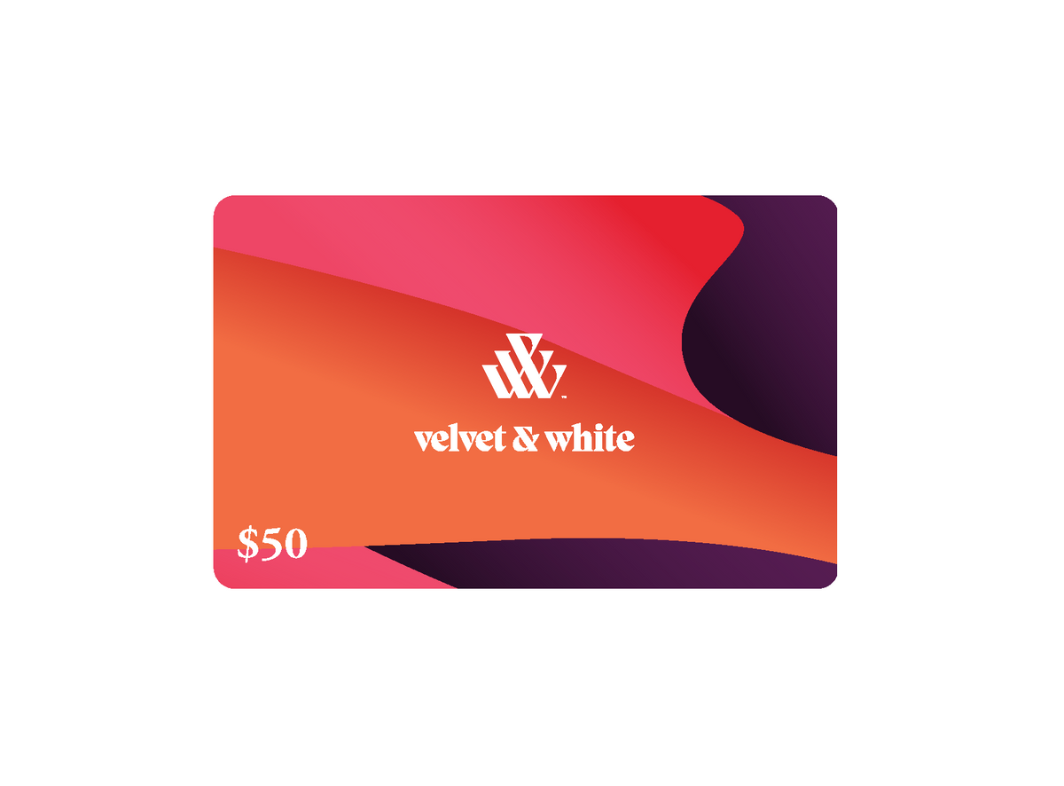 Carte cadeau Velours & Blanc