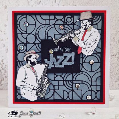 Visible Image All That Jazz 4 in x 6 in Stamp Set
