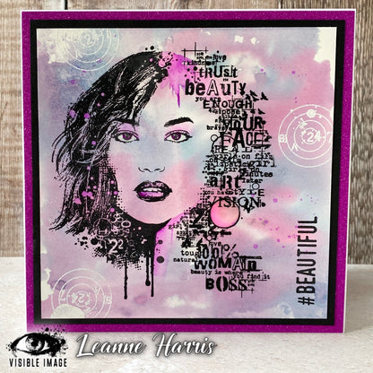 Visible Image Background Vision - A6 Stamp Set