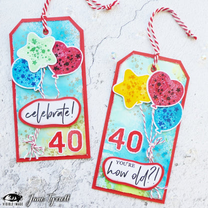 Visible Image Best Birthday Ever - A6 Stamp Set