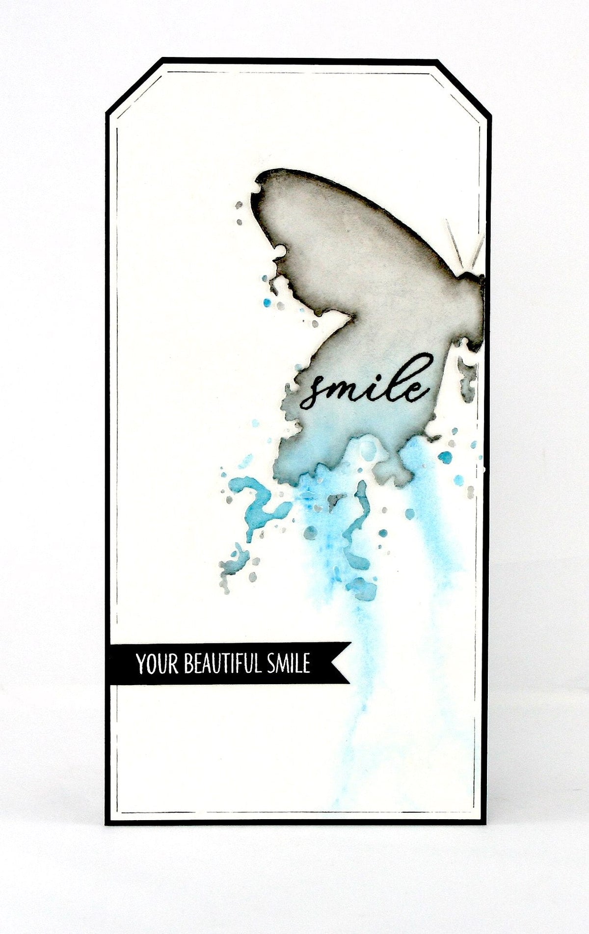 Visible Image Butterfly Ink Stencil - 6 X 6