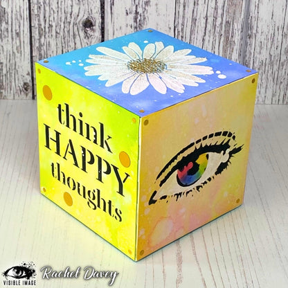 Mini Pochoir Yeux Visibles Regard Fixe - 4 x 4
