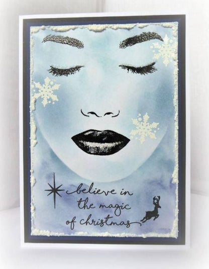 Visible Image Go To Christmas Words - A6 Stamp Set