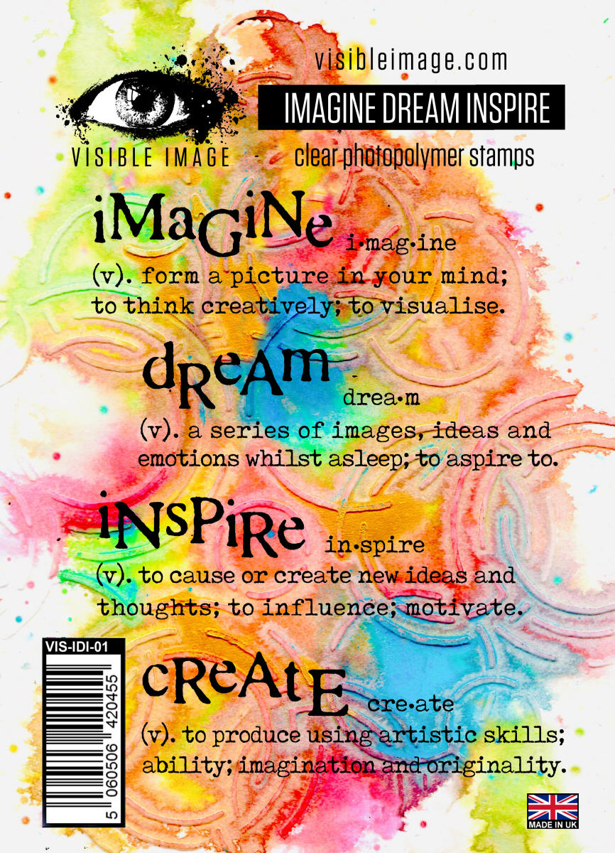 Visible Image Imagine Dream Inspire - Lot de tampons A6