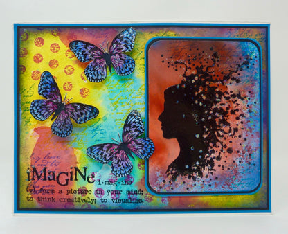 Visible Image Imagine Dream Inspire - Lot de tampons A6