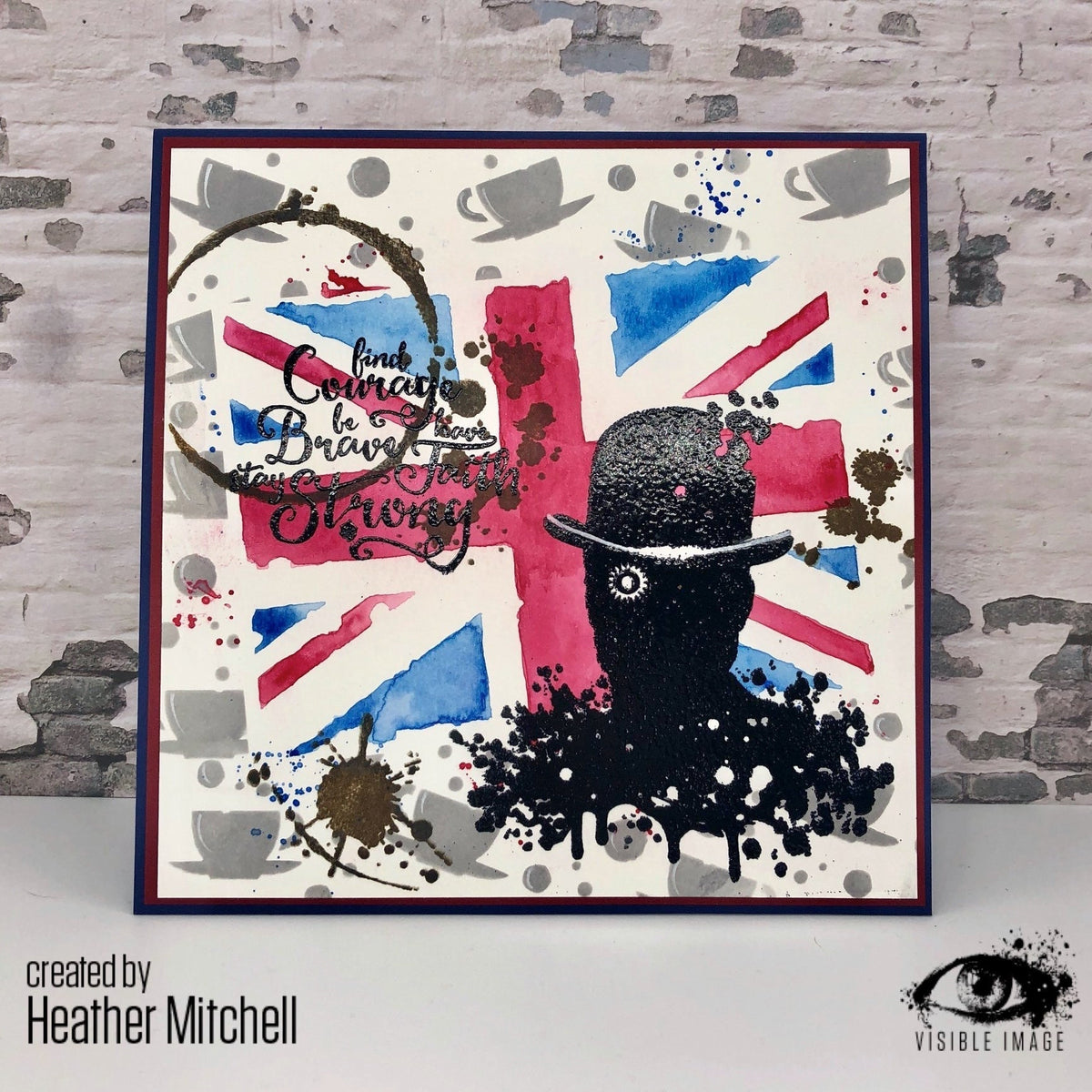 Visible Image Ink Splats - A6 Stamp Set
