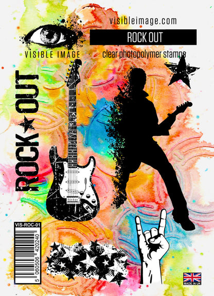 Visible Image Rock Out - Set de tampons A6