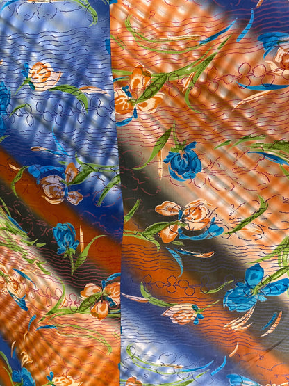 PRC6667 Haut Avatar cascade en pure soie