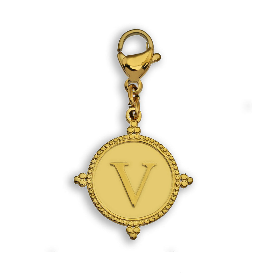 Gold Ornate Alphabet Letter Charms (A–Z) for Necklaces & Bracelets