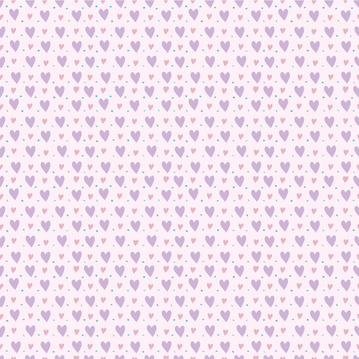 Cœurs de la Saint-Valentin violets HTV #3