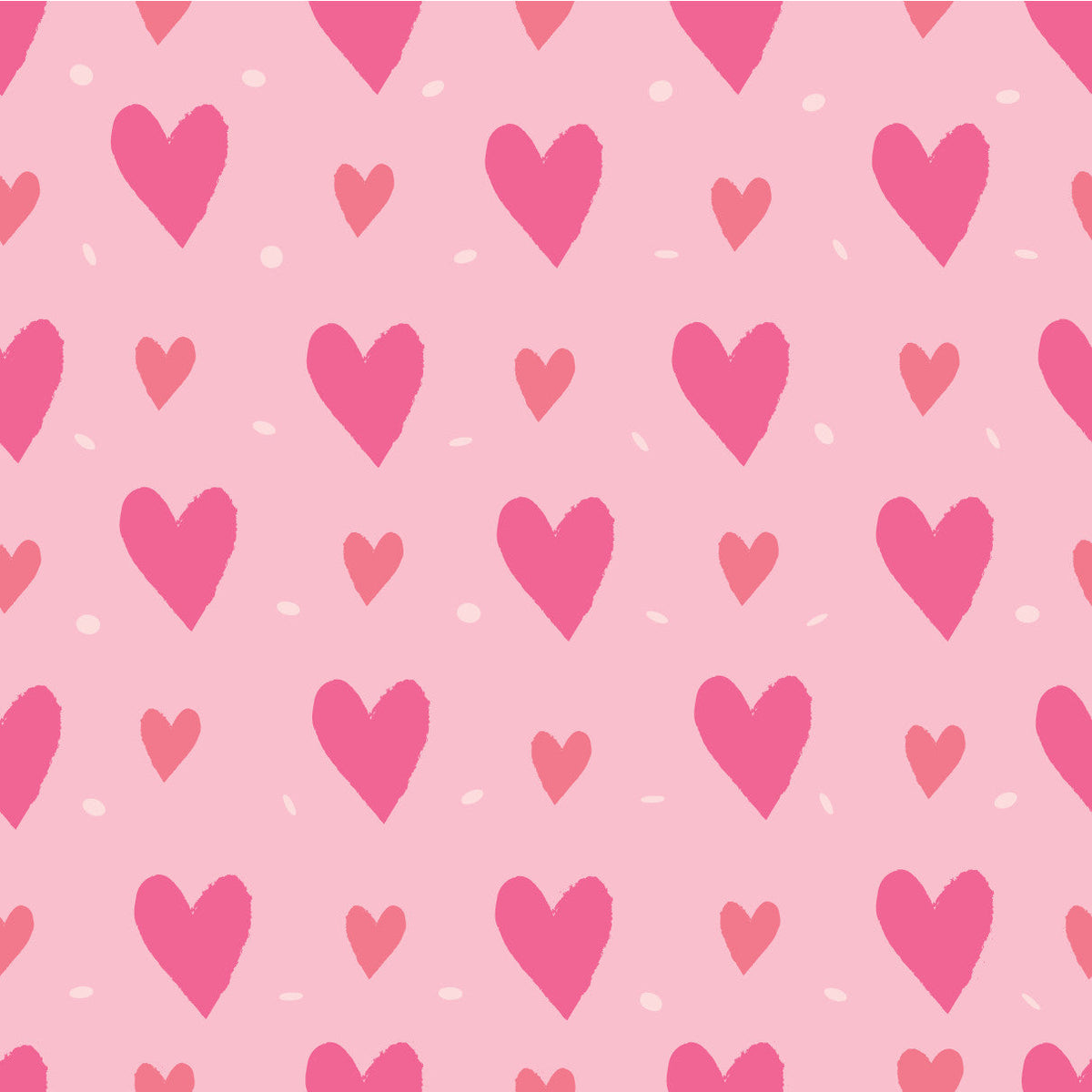 Cœurs roses Saint-Valentin en vinyle thermocollant