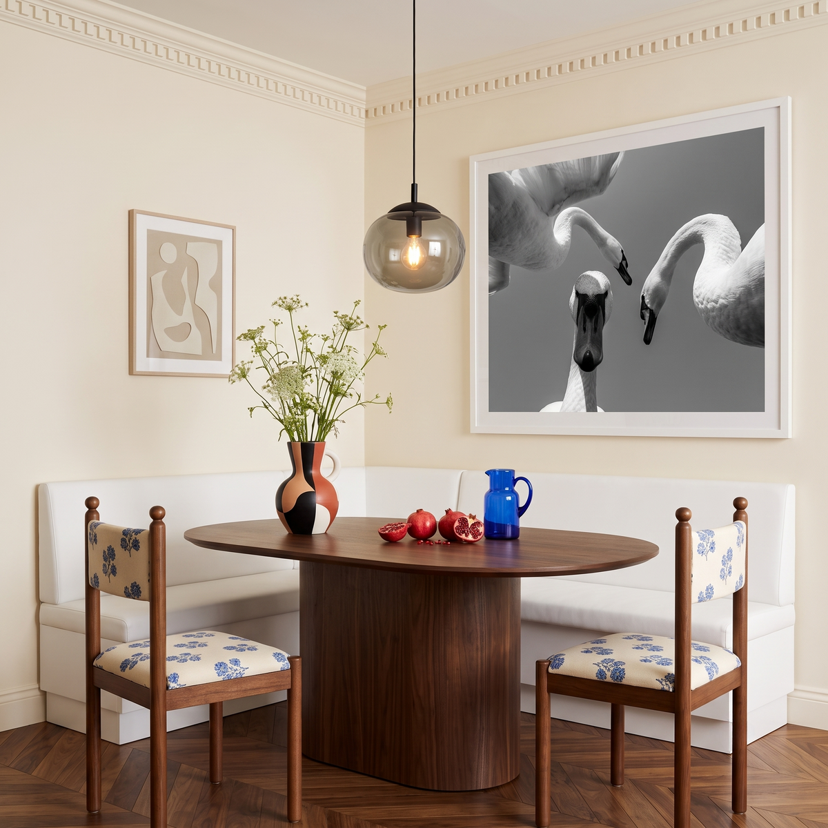 Suspension scandinave VIBE en verre graphite