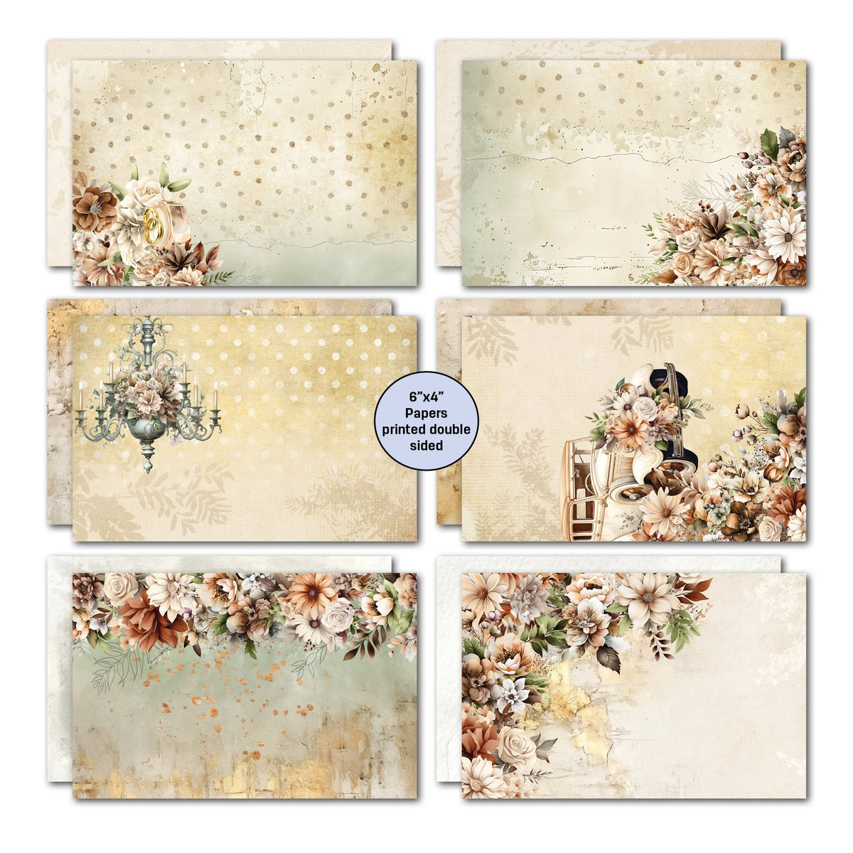 Lot de cartes 3Quarter Designs Bonheur conjugal 15x10 cm