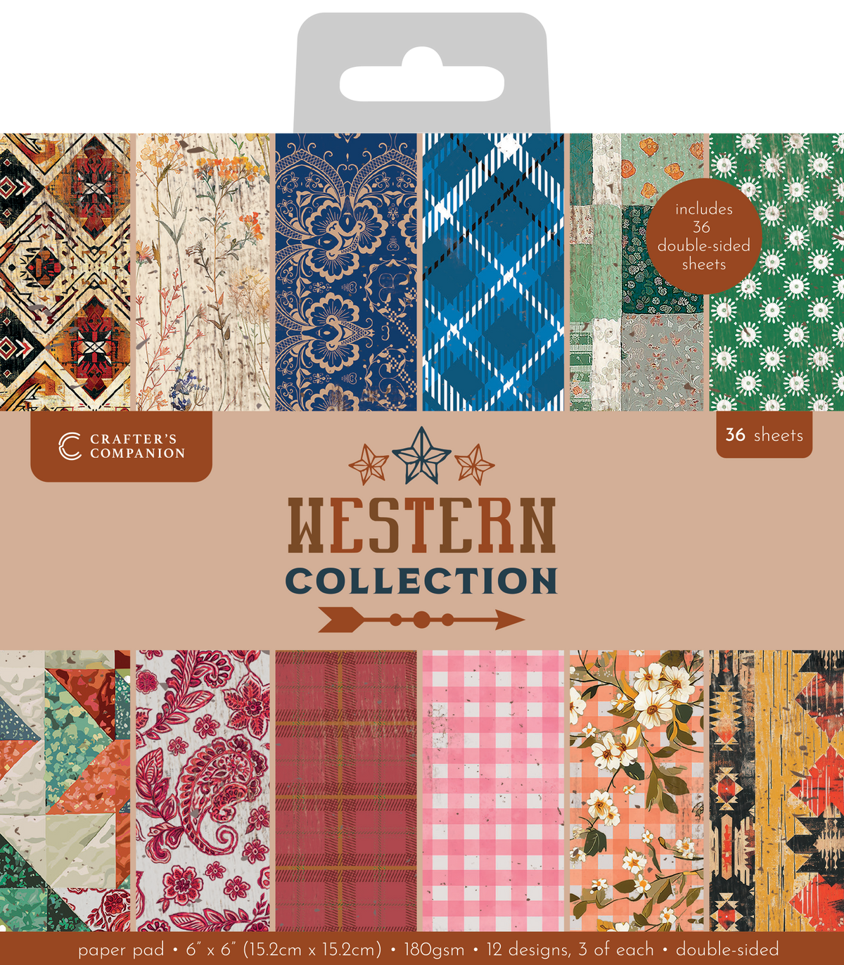 Western Collection 6”x6” Paper Pad 
