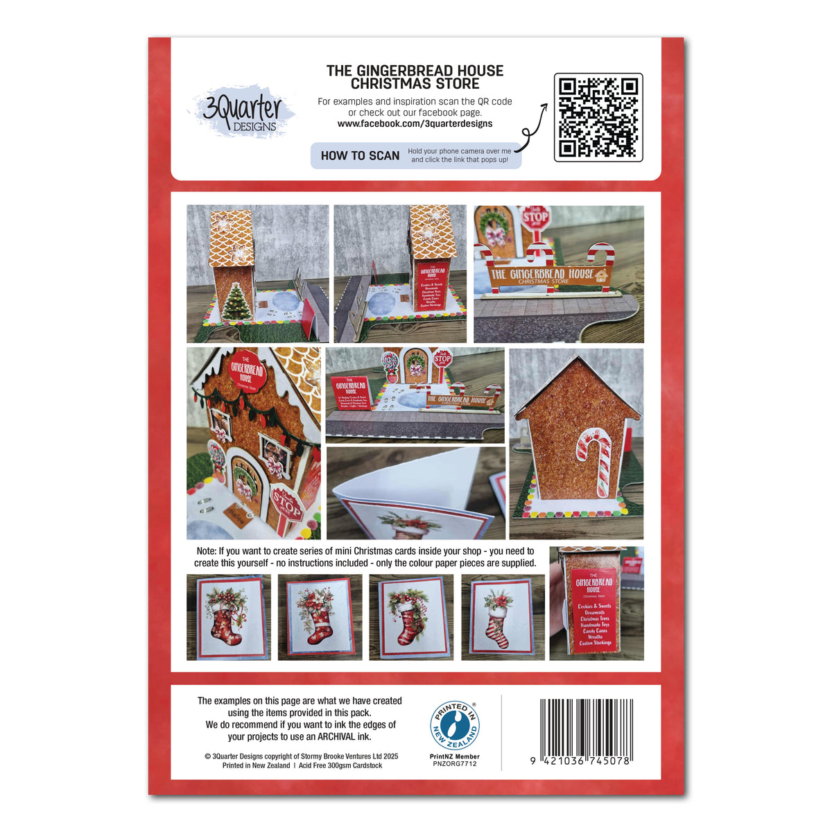 3Quarter Designs Lane Village - Le magasin de Noël « The Gingerbread House »