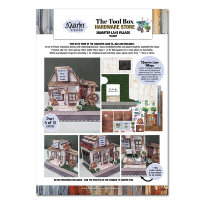 3Quarter Designs Lane Village - La Quincaillerie Tool Box