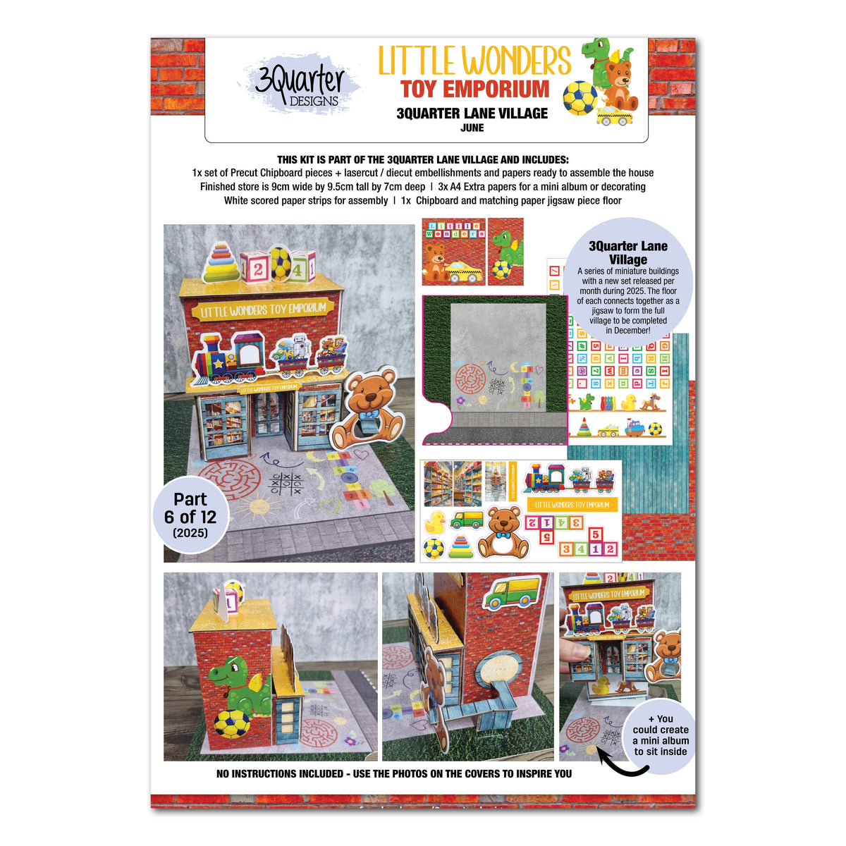 3Quarter Designs Lane Village - Le Comptoir à Jouets des Petites Merveilles