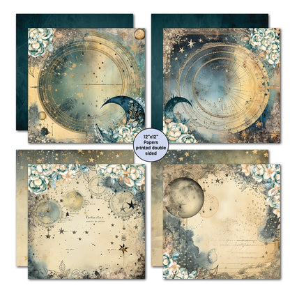 Collection de scrapbooking 3Quarter Designs Ciels Célestes 30x30 cm