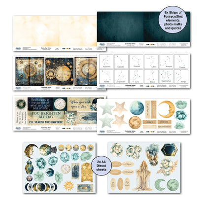 Collection de scrapbooking 3Quarter Designs Ciels Célestes 30x30 cm