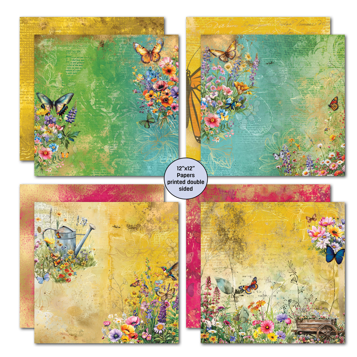 3Quarter Designs Papier Design et Découpes Ailes Flottantes 30x30 cm