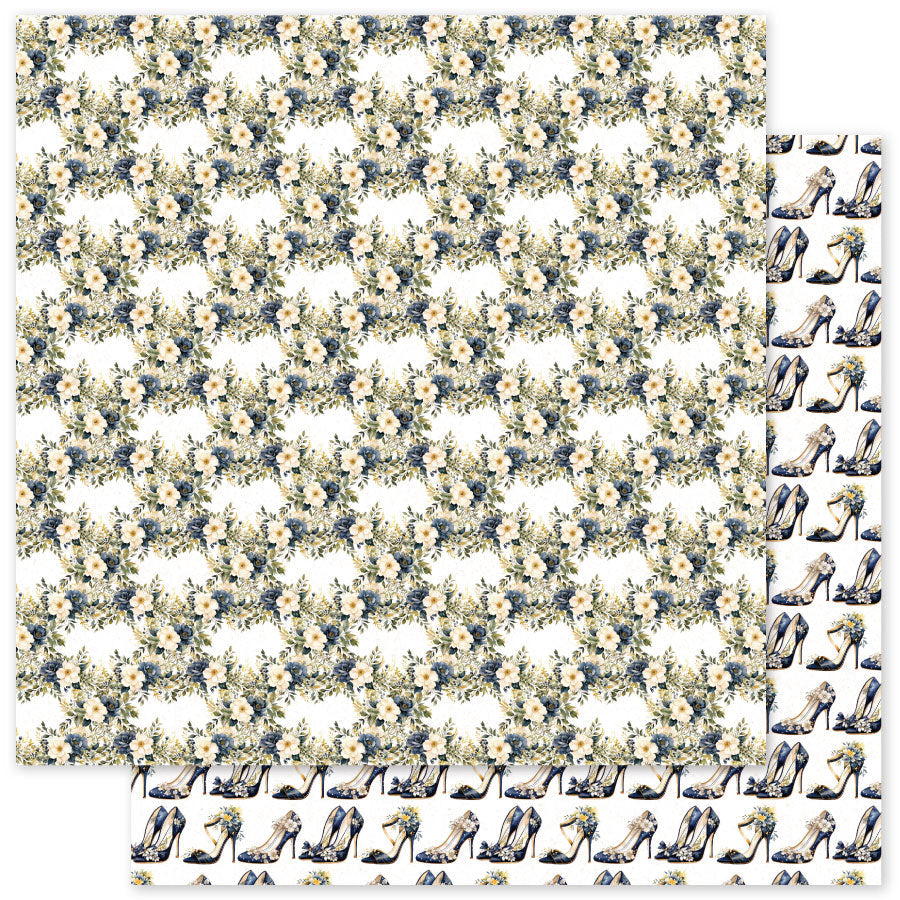 Collection de papiers 15x15 cm Les Essentiels floraux de mariage 2.0 34506