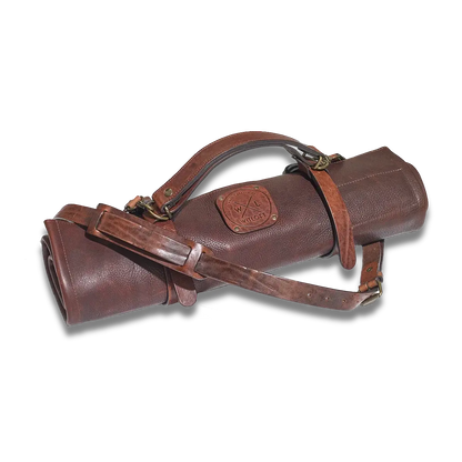 WITLOFT - Rangement de couteaux en cuir fait main (5 compartiments)