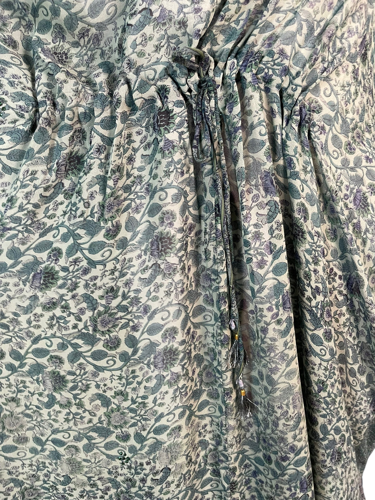 PRG6377 Sheer Avatar Pure Silk Maxi Kaftan