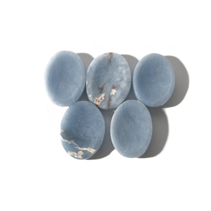 Angelite Worry Stone - Pack of 5