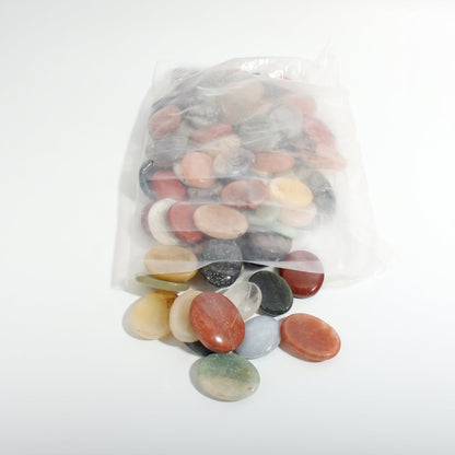Mixed Stone Worry Stones - 100 Pack