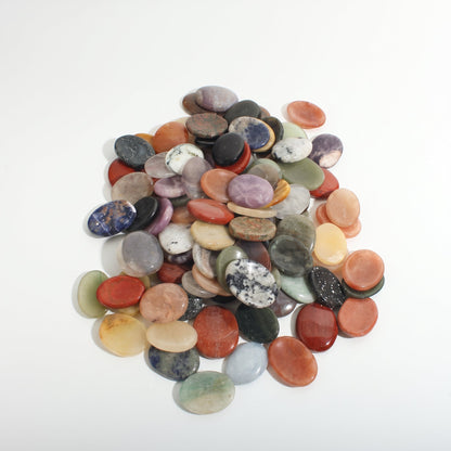 Mixed Stone Worry Stones - 100 Pack