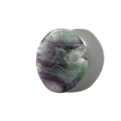 Fluorite Purple & Green Worry Stone - Pack of 5