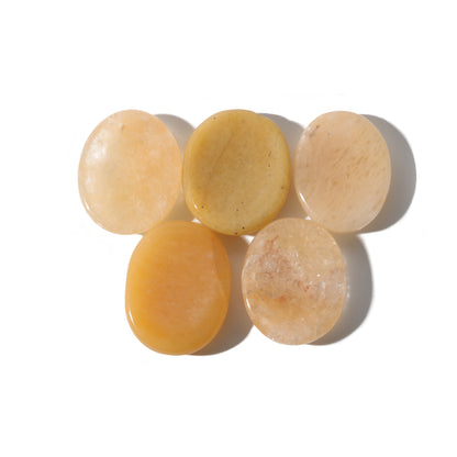 Golden Quartz Worry Stone - Pack of 5