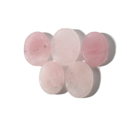 Rose Quartz Worry Stone - Pack of 5