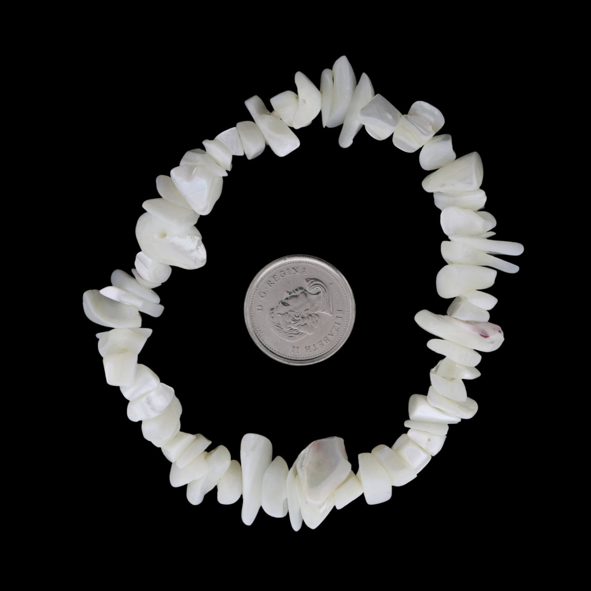 Mother of Pearl Chip Bracelet