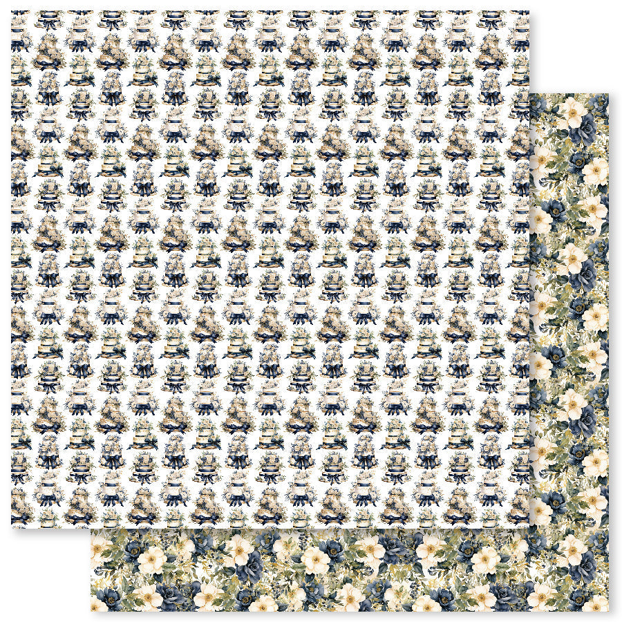 Wedding Blooms Basics A 12x12 Paper (12pc Bulk Pack) 31728