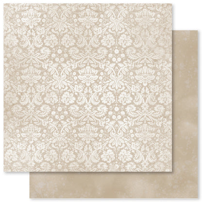 Collection de papiers 30x30 cm Textures Fleurs de Mariage 31749
