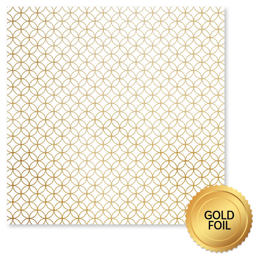 Wedding Joy Foil Gold 6x6 Paper Collection 34530